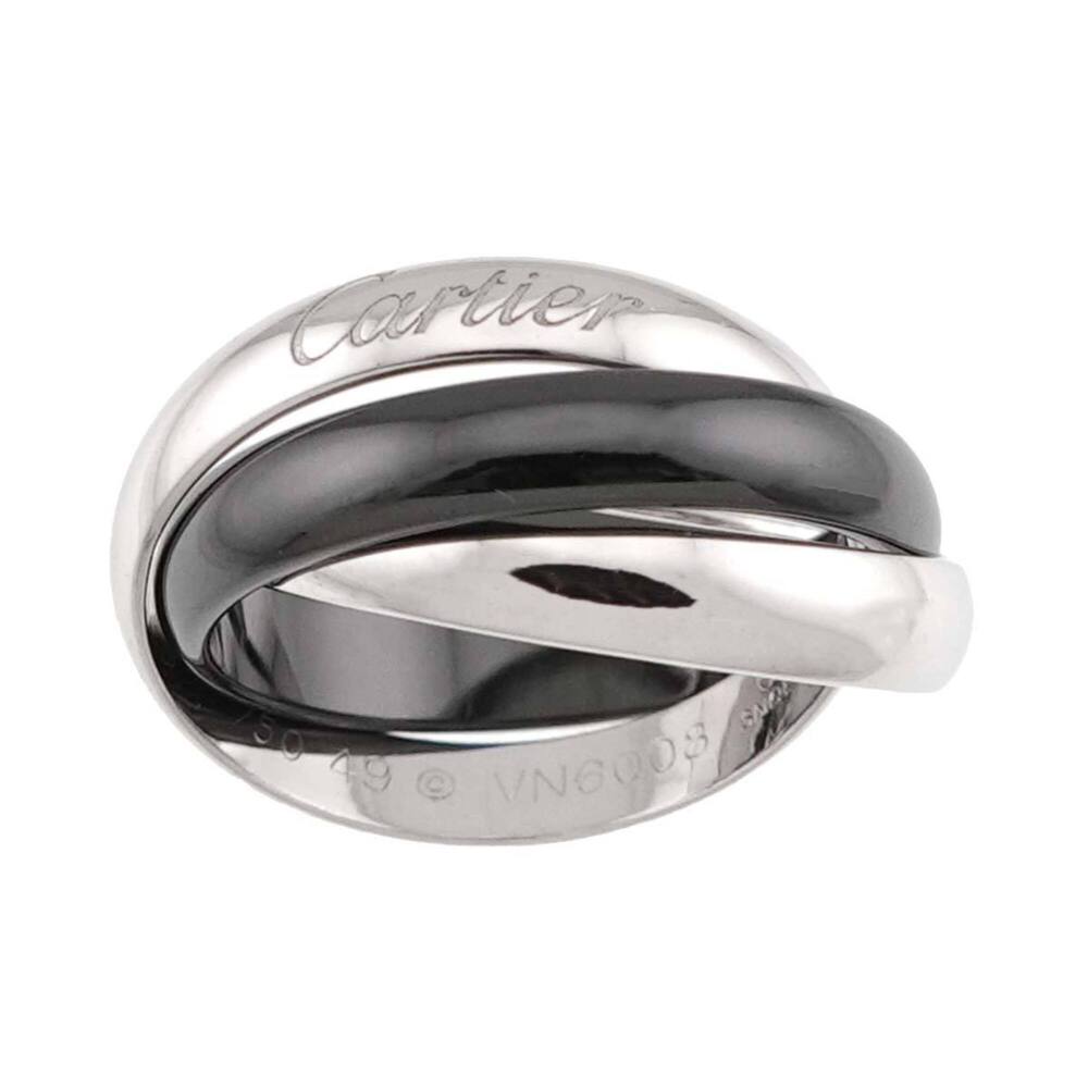 Cartier 18k Silver Trinity Ring #49 View 2